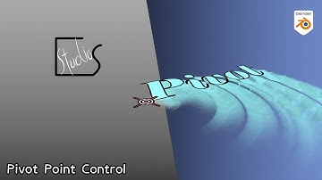 Text Effect with Blender: Pivot Point Control [tutorial]