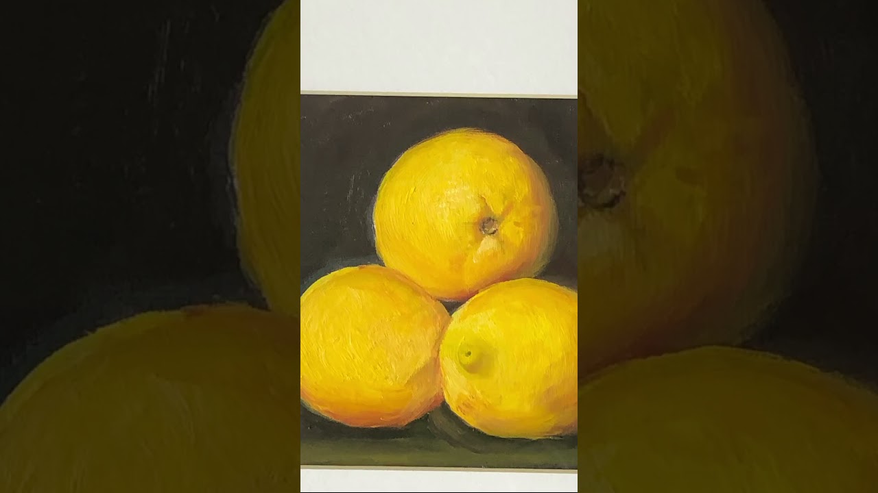 #lemon #lemons #oilpainting #painting #artwork