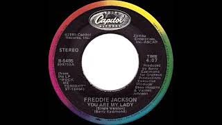 1985 You Are My Lady  Freddie Jackson stereo 45 Single Version1 Ru0026b