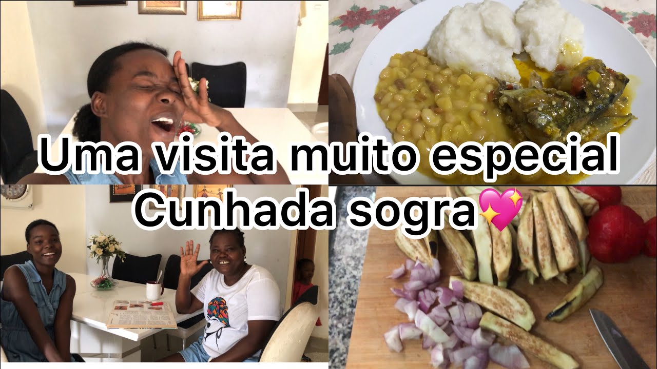 Minha CUNHADA SOGRA veio nos visitar😍🙏🏿amo recebê-la cá em casa,almoço ...