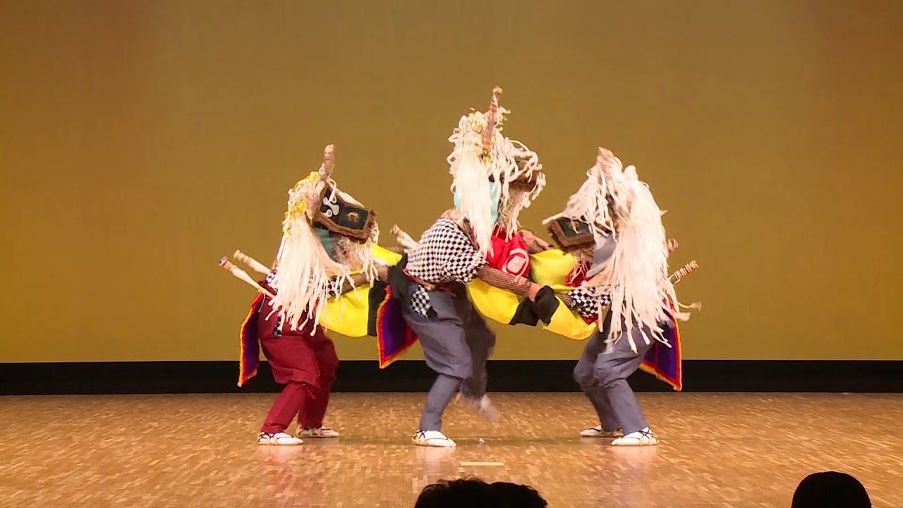 根反鹿踊 第43回矢巾町郷土芸能大会2019 1 20 Youtube