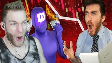 LOSING SO MUCH MONEY! Reacting to "I made Twitch Chat invest $10,000 in the stock market by DougDoug