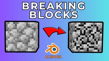 Minecraft Block Breaking Animation Tutorial - Blender 4.0