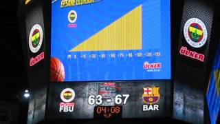 Gürültü 120 desibel , peki ya destek? / Fenerbahçe Ülker 73-76 Barcelona