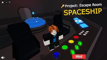 Roblox PROJECT: ESCAPE ROOM SPACESHIP Walkthrough (English)