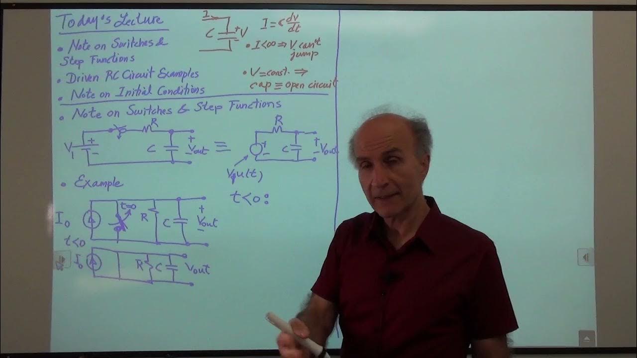 Razavi Basic Circuits Lec 20: Driven RC Circuit Examples - YouTube