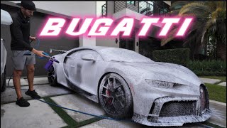 DETAILING A BUGATTI IN MIAMI || Mr.NoStain
