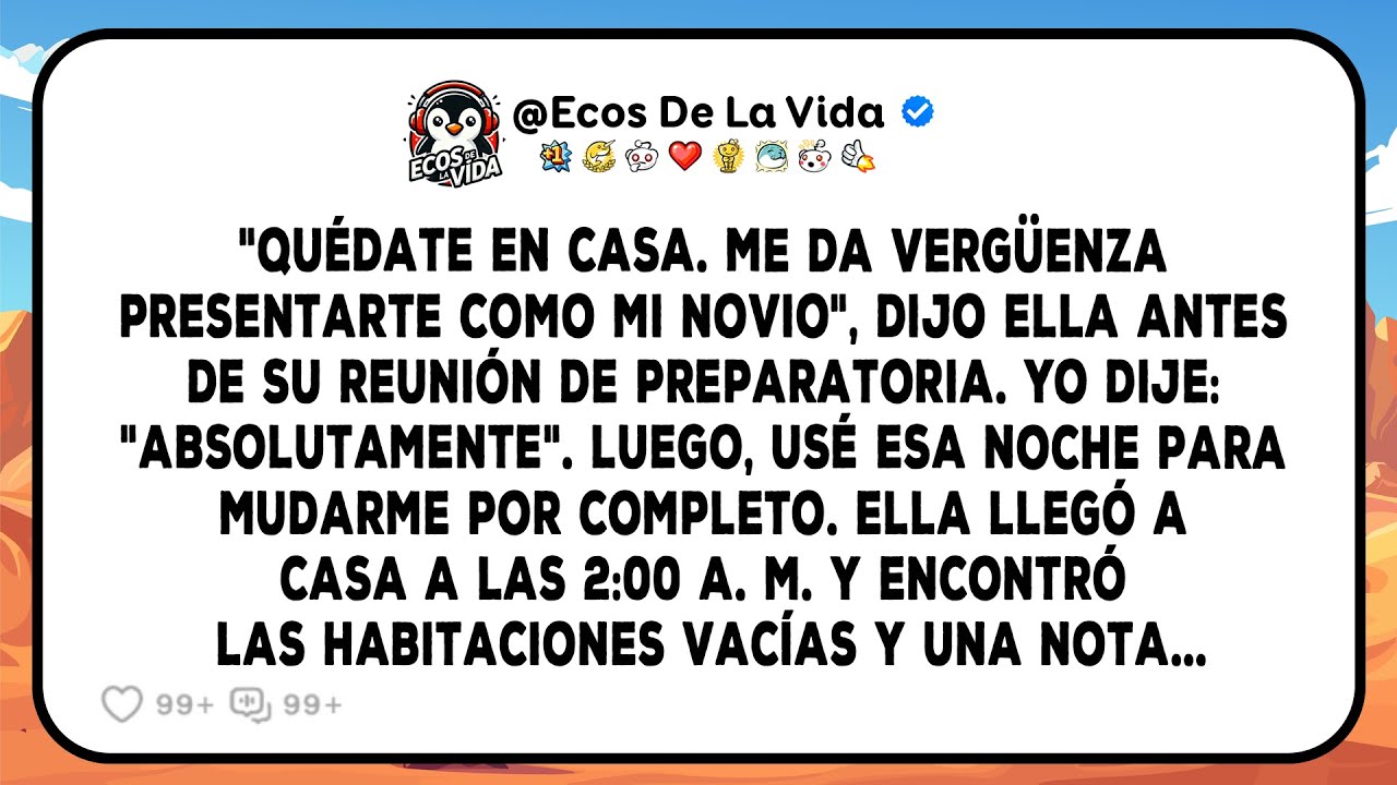 "Quédate En Casa. Me Da Vergüenza Presentarte Como Mi Novio", Dijo Ella Antes De Su Reunión De...