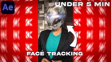 3D face tracking After effects & Element 3D in Under 5 min | Iron Man Helmet