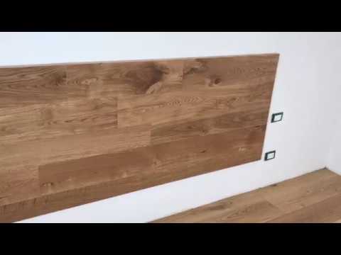 Posa parquet in quercia con testiera del letto abbinata ðð¼ youtube Parquet in quercia
