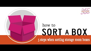 Organize 365 Podcast Episode 150  How To SORT A Box