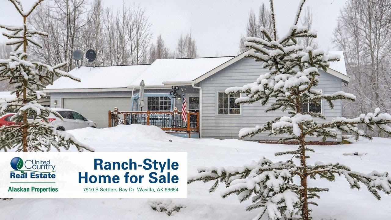 Home for Sale on a Large Lot in Wasilla, Alaska