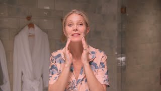 Gwyneth Paltrow's Night-time Skin Care Routine