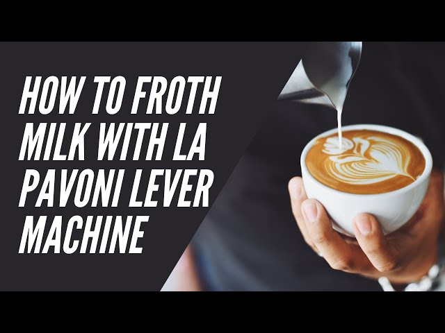 La Pavoni's Quirky Milk Frother Attachment (Cappuccino Automatic