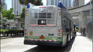 Miami-Dade Transit: 2025 NewFlyer Xcelesior XE60’ Articulated #E25520 On the 3