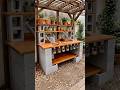 Custom Patio Potting Bench Layout (DIY)
