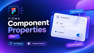 Master Figma Component Properties: Text & Boolean Properties | Part 1