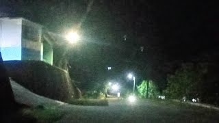 Suasana pedesaan malam hari dengan suara jangkrik  & caricangkas