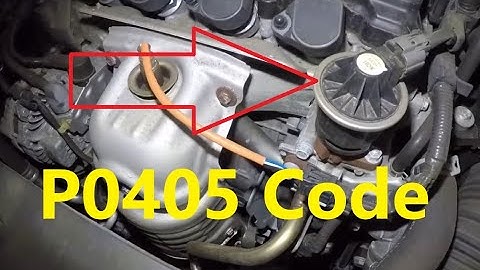 Causes and Fixes P0405 Code: Exhaust Gas Recirculation Sensor A Circuit Low