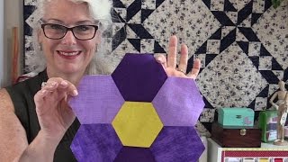 How To Sew A Grandmother Flower Garden Quilt Block By Machine