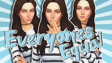 The Sims 4 Create a Sim | Everyones Equal - Group Collab
