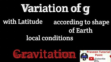 Understanding the Variation of Gravitational Acceleration with Latitude