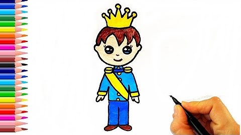 prince drawing|Prince Drawing Easy|Coloring For Kids & Toddlers|Step by Step Prince Drawing|