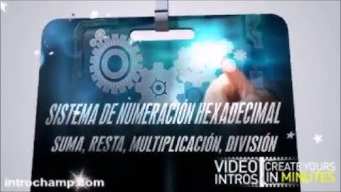 Sistema de Numeración Hexadecimal (Suma, Resta, Multiplicación y División)