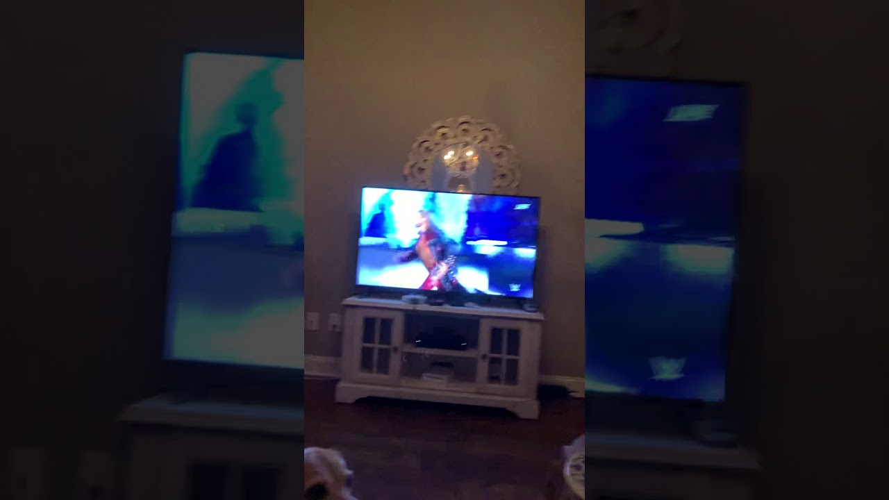 My Dad’s reaction to Edge’s return at the 2020 Royal Rumble