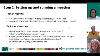 Step by step guide to establishing a GP Practice patient group