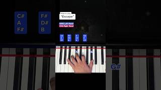 How to play „ESCAPE“ (Kilgore Doubtfire) | Mini Piano Tutorial #learnpiano #pianotutorial #easypiano Resimi