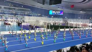 A hundred humanoid robots just broke into synchronized dance in Beijing.