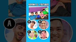 Adivina El YouTuber con Gente Que Aparece En Sus Videos #shorts