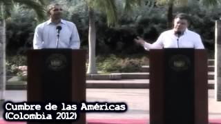 El títere Obama y el lacayo Santos (Nuevo Orden Mundial)