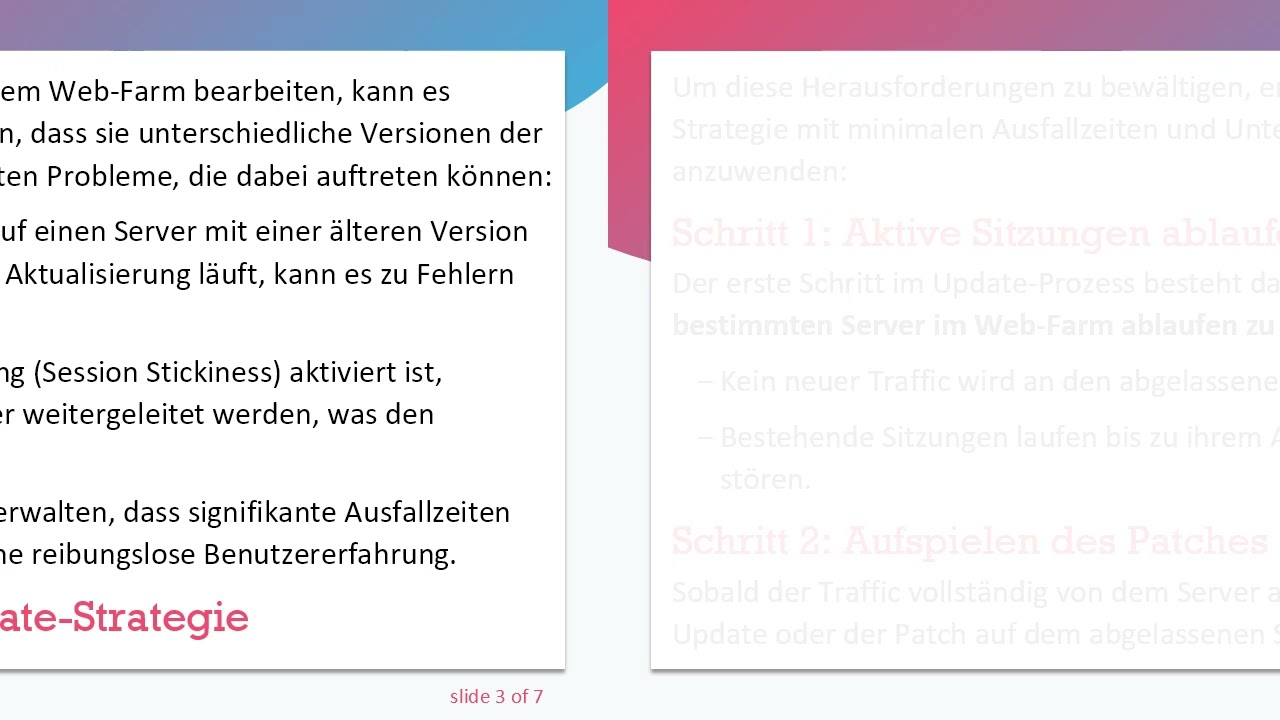 Strategien zur Aktualisierung eines ASP.NET Web-Farms