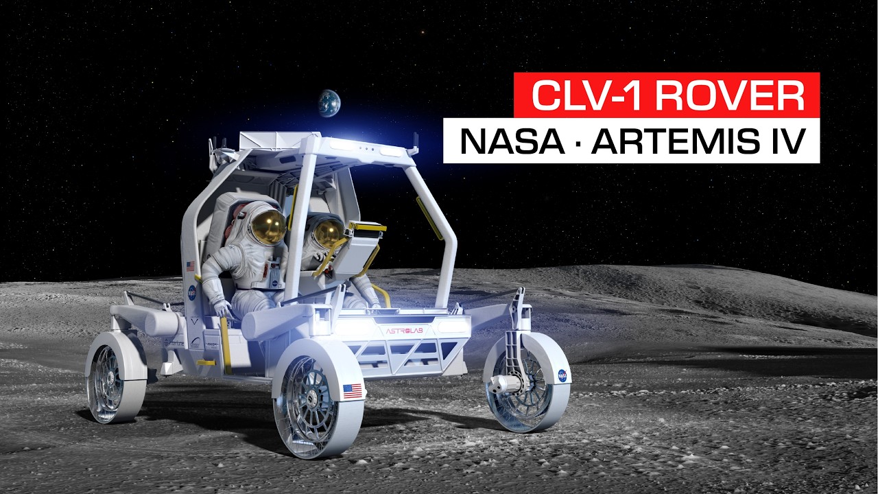 ASTROリリイベ Venturi Astrolab's Crewed Lunar Vehicle (CLV-1) rover · For NASA's