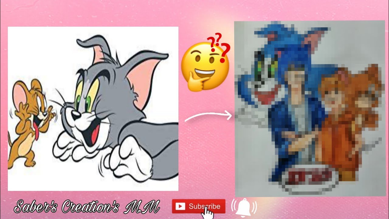 how to draw Tom and jerry color pencil - YouTube