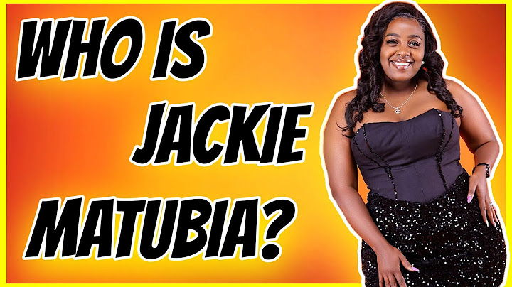 WHO IS JACKIE MATUBIA ? Biography, Age, Career, Education, Husband and Children, Net Worth.