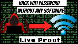 How to hack any WiFi password without any software| New Trick| Free WiFi hacking on Pc| pixels Tech