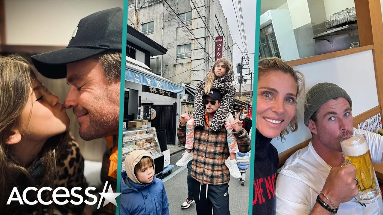 Chris Hemsworth and Elsa Pataky's Japan Vacation: Family Photos and Fun Moments