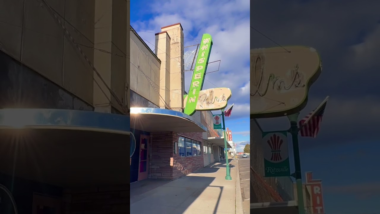 Lost in Time: Ritzville’s Retro Street Scene! 