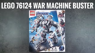 LEGO 76124 War Machine Buster ASMR Unboxing Speed Build