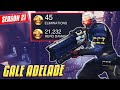 Insane tracking with soldier 76  gale 45 eliminations overwatch s21 top 500