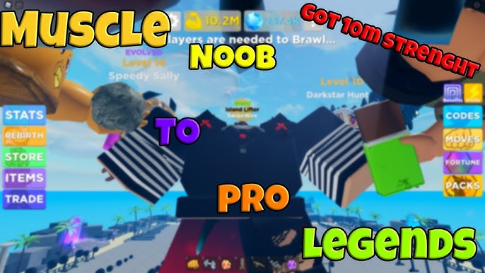 Roblox: Muscle Legends, terrorizing the lobby : r/roblox