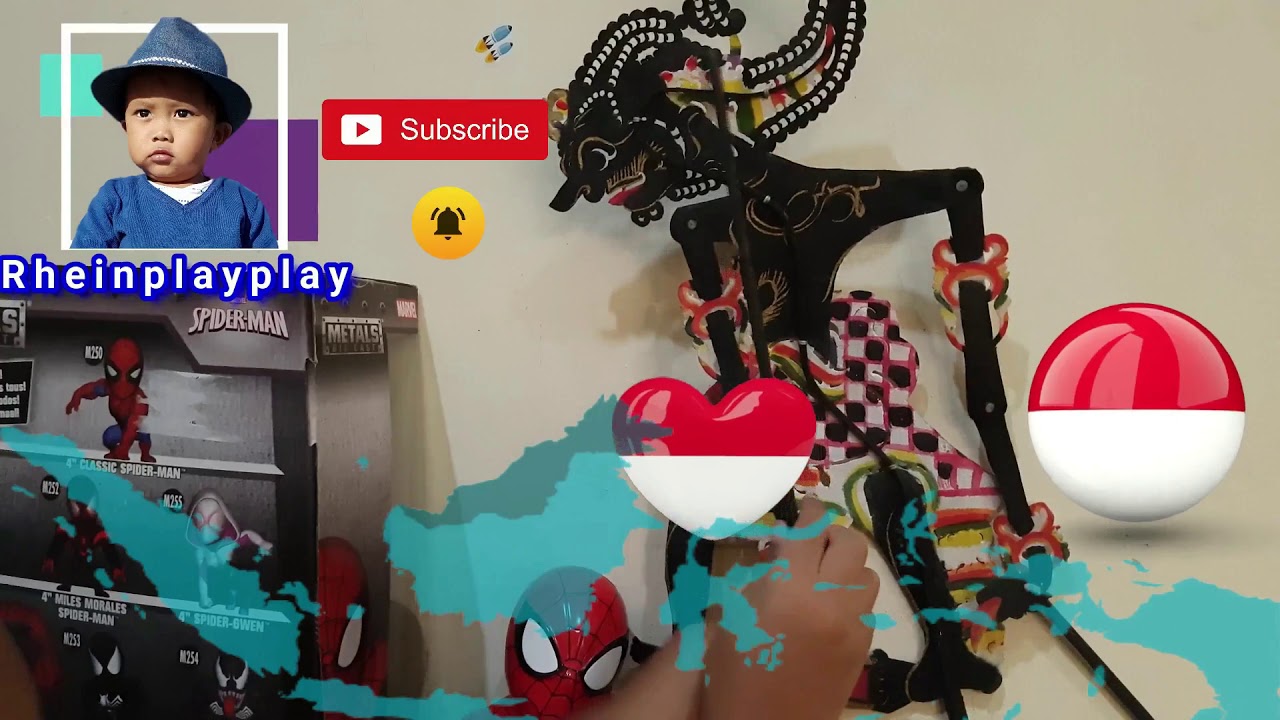 Wayangan ala Rhein | Mainan Wayang Kukit Wekudoro SpiderMan Hari Kemerdekaan Indonesia 17  - Wayangan ala Rhein | Mainan Wayang Kukit Wekudoro SpiderMan Hari Kemerdekaan Indonesia 17 Agustus
