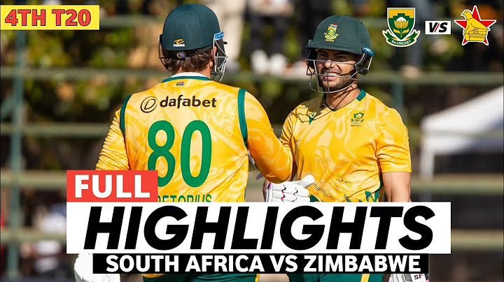 South Africa vs Zimbabwe 4th T20 Match Full Highlights 2025 | SA vs ZIM 4th T20 Full Highlights 2025