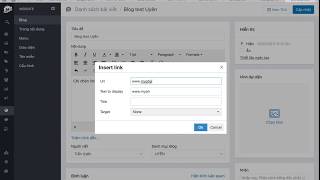 Chèn link website vào trang Blog [Haravan] Update