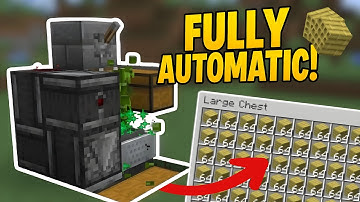 Easy Bamboo Wood Farm in Minecraft 1.21 – Fully Automatic!
