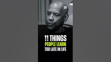 11 things people learn too late in life🌹 Denzel Washington Quotes🍀 #motivation #staytough #success