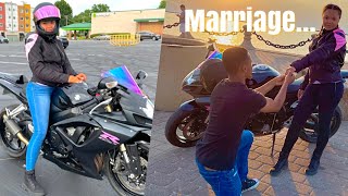 WHY I SAID YES TO MARRIAGE| GSXR 600 VLOG